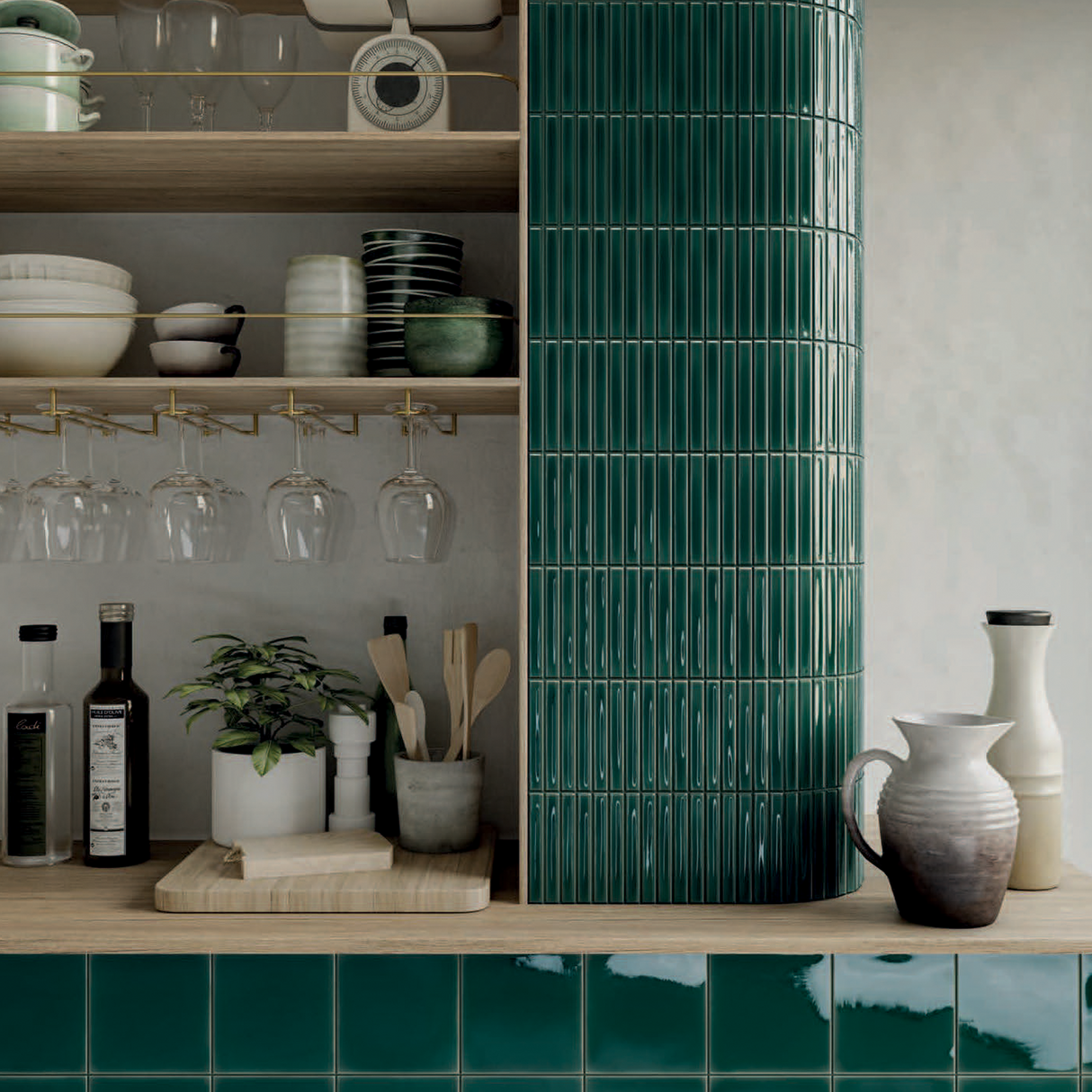 Sweet Bars Ceramic Gloss Tile 5x10