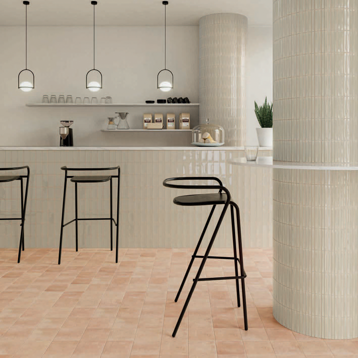 Sweet Bars Ceramic Gloss Tile 5x10