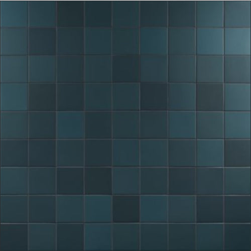 teal RUBIK Matte Porcelain Tile 5x5