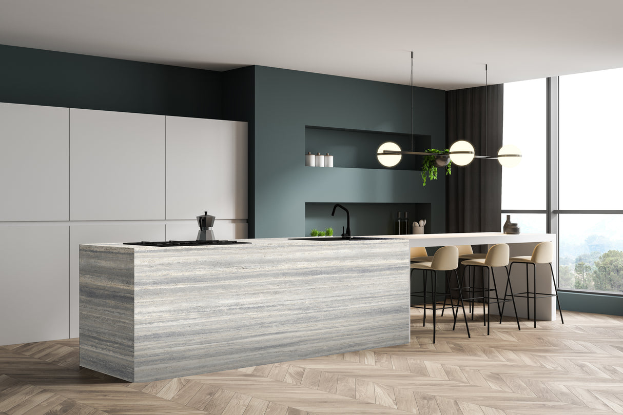 Marmi Travertino Silver countertop