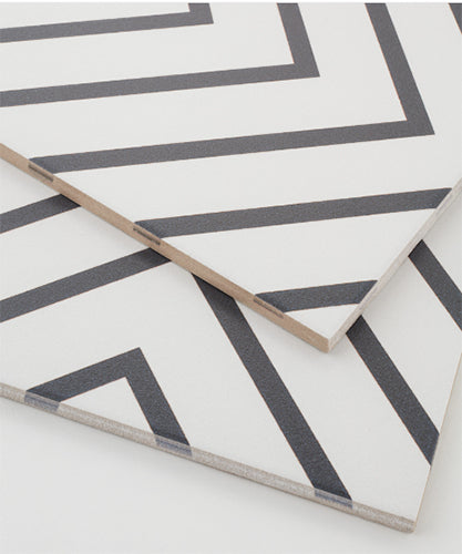 Trois Bandes Porcelain Tile Matte 8x8