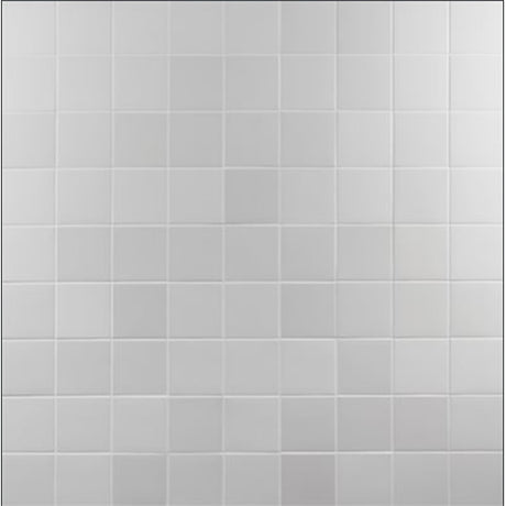 white RUBIK Matte Porcelain Tile 5x5