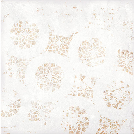 white gloss Chateau Antique Tile 7x7