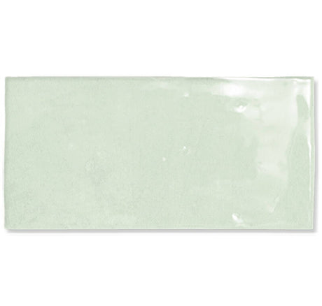mint Fez Ceramic Field Tile Glossy 2.5x5