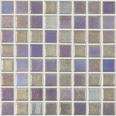 lunar Shell Squares Glass Mosaic tile