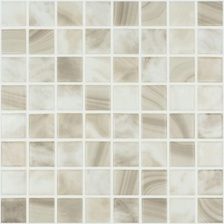 sea salt wall tile Nature Matte Squares Glass Mosaic