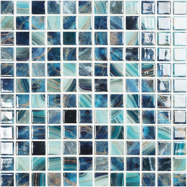 royal Nature Bright Squares Glass Mosaic