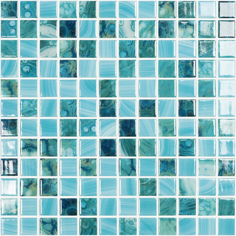 bright sky Nature Bright Squares Glass Mosaic