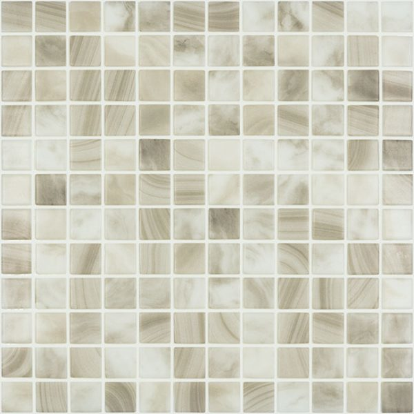 sea salt Nature Matte Squares Glass Mosaic tile