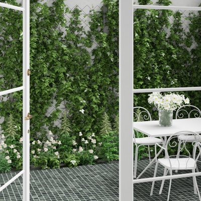 nature jungle Nature Matte Squares Glass Mosaic tile
