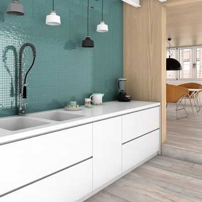 1"x1" Solid Squares Glass Mosaic