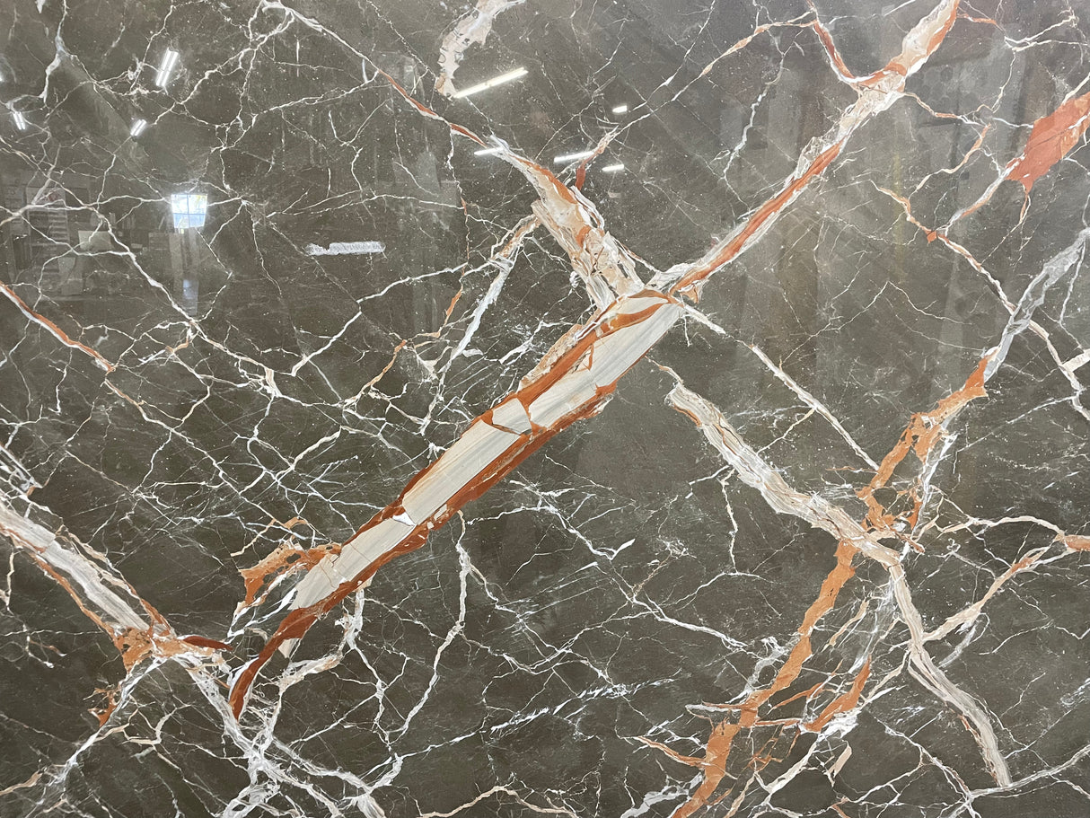 Ombra Di Caravaggio Slab bookmatch