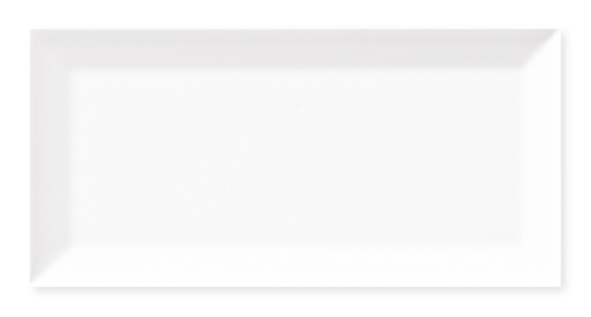 Ice 4x10 ceramic tile white bright