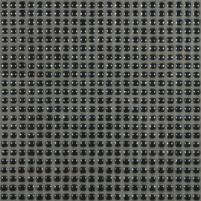 antracite 0.5"x0.5" Pearl Dots Glass Mosaic tile