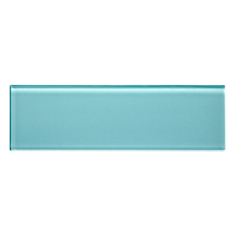 azure 3.5"x12" Rectangle Gloss Glass Tile