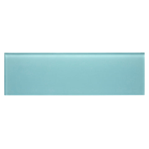 azure 3.5"x12" Rectangle Matte Glass Tile