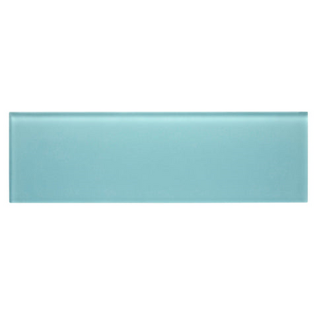 azure 3.5"x12" Rectangle Matte Glass Tile