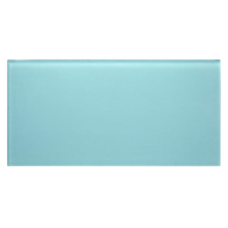 azure wall tile 6"x12" Rectangle Matte Glass Tile