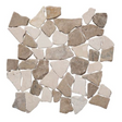 beige tan Random Tumbled Mosaic Tile