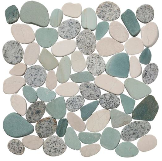 birds egg Level Honed Pebble Tile