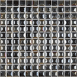 1"x1" Edna Squares Glass Mosaic black tile