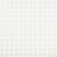 1"x1" Solid Squares Glass Mosaic blanco tile