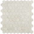1.4"x1.4" Desert Hexagon Glass Mosaic bone desert tile
