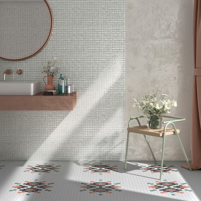 candy hex 1.4"x1.4" Candy Hexagon Glass Mosaic tile