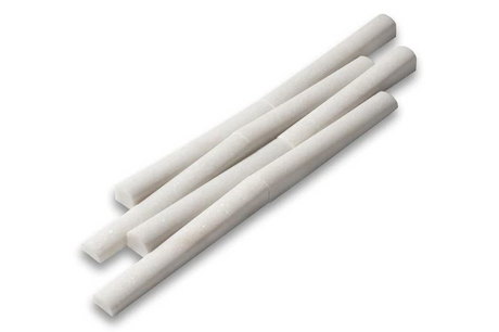 crystal white Crescent Mini Profile Dimensional Wall Tile