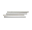crystal white Crescent Profile Dimensional Wall Tile