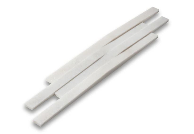 crystal white Rhythm Profile Dimensional Wall Tile