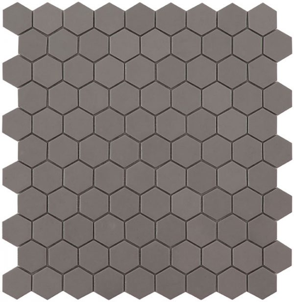 frappe 1.4"x1.4" Nordic Hexagon Glass Mosaic tile