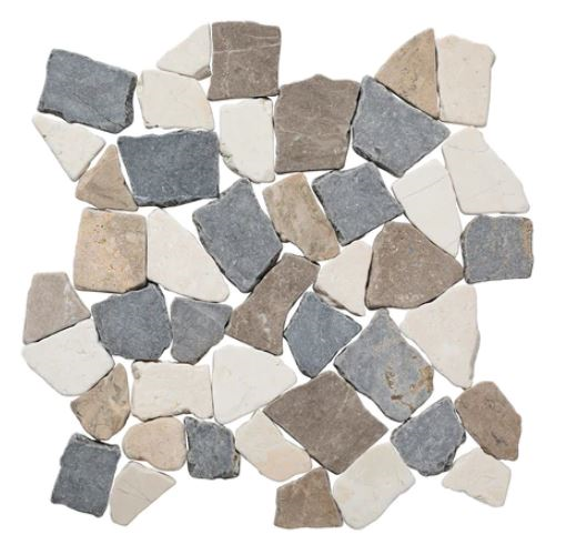 french Random Tumbled Mosaic Tile