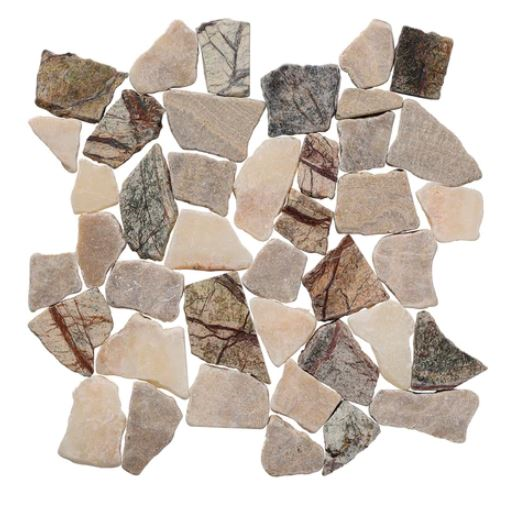 honey forest Random Tumbled Mosaic Tile