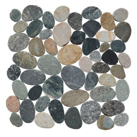 java grey Level Honed Pebble Tile