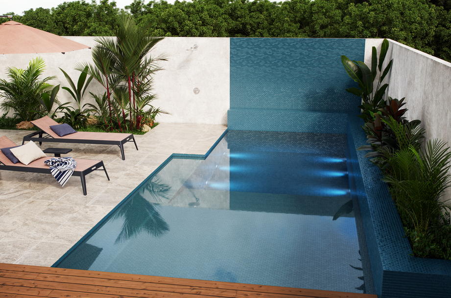 liquid rock tile 1"x2" Offset Lava Glass Mosaic