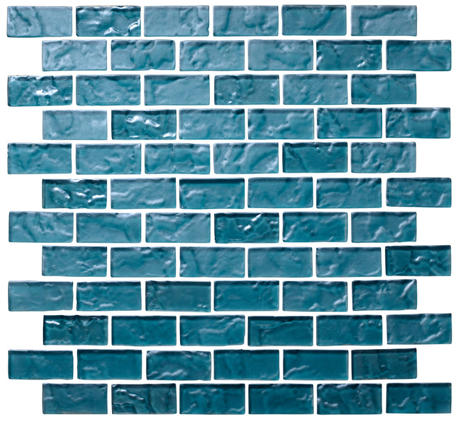 liquid rock 1"x2" Offset Lava Glass Mosaic