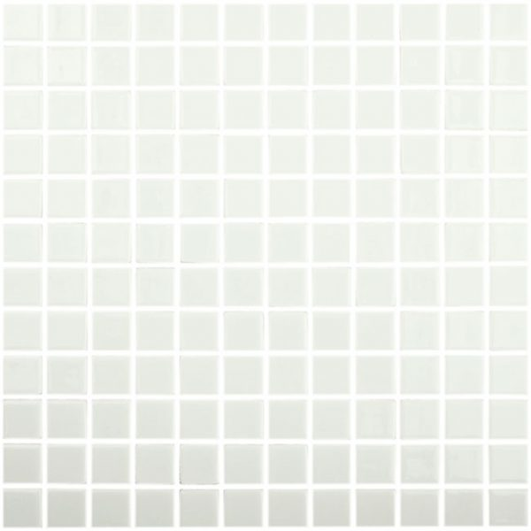 1"x1" Solid Squares Glass Mosaic marfil tile