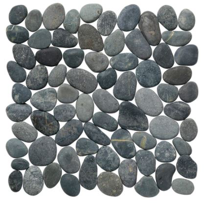 medan charcoal Perfect Pebble Tile Natural Stone