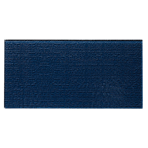 midnight 6"x12" Rectangle Cascade Glass Tile