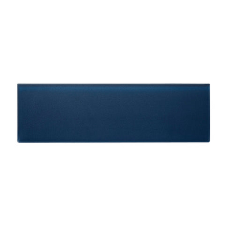 midnight 3.5"x12" Rectangle Matte Glass Tile