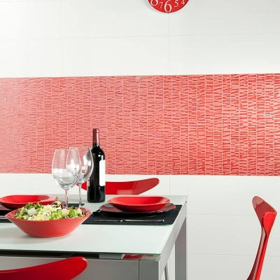 living room 1"x2" Moon Brick Glass Mosaic