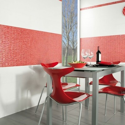 kitchen wall 1"x2" Moon Brick Glass Mosaic