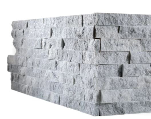 moonlit Ledger Corner Split Face Textured Wall Tile