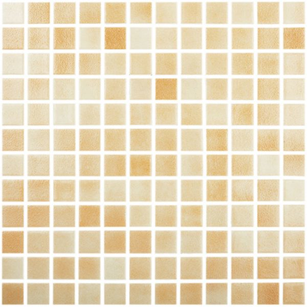 1"x1" Fog Niebla Squares Glass Mosaic naranja tile