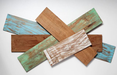 natural painted Papan Distressed Timber Textured Wall Tile