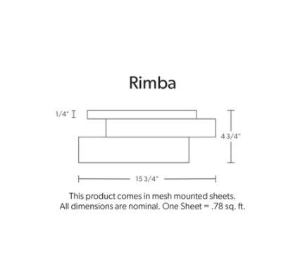 Rimba Distressed Timber Textured Wall Tile