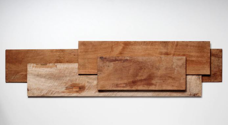 natural papan Papan Distressed Timber Textured Wall Tile