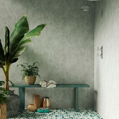 wall tile Nature Matte Squares Glass Mosaic