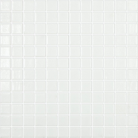 1"x1" Niebla Squares Glass Mosaic blance tile